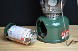 Coleman パワーマックス X2改 ストーブ CB缶仕様 オールド
