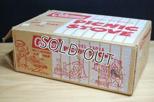 画像14: Coleman コールマンピクニックストーブ #５４０２Ａ カセットガス仕様（元箱付） (14)