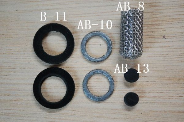 画像2: Ｐｈｏｅｂｕｓ ホエーブス７２５　新型用リペアガスケット　４点セット (2)