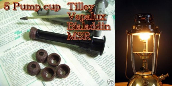 画像1: Tilley/Bialaddin/Vapalux ケロシンランタン用　レザーポンプカップ　5個　 (1)