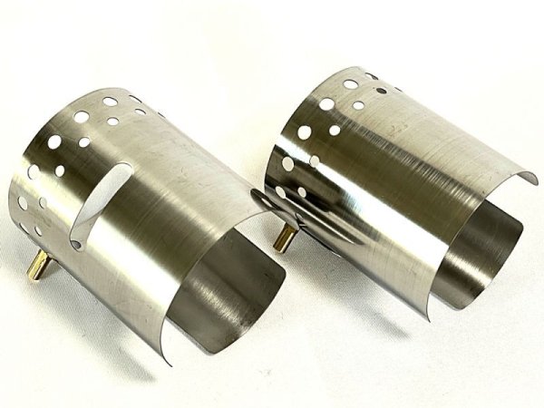 画像16: OPTIMUS 8R 99 汎用 ウインドシールド ステンレス 予熱用風防（後期型のみ） (16)