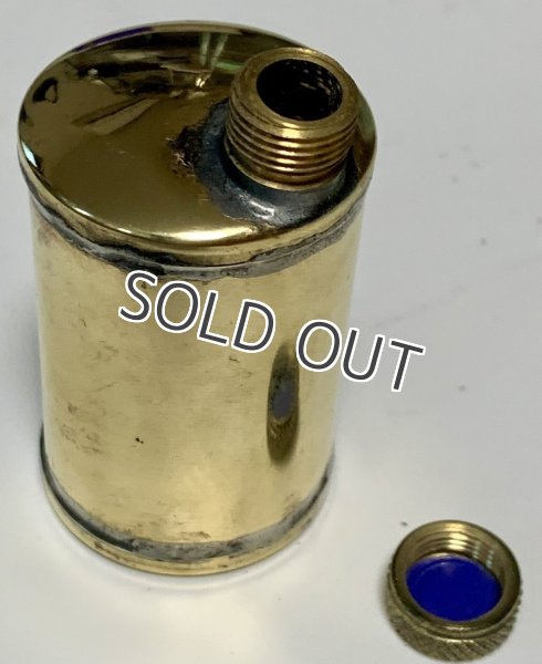 画像3: イギリス製 ヴィンテージ プレヒート用 スピリッツボトル 真鍮ボトル  (3)