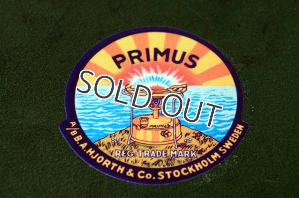 画像7: ヴィンテージプリムス補修用デカールシール　PRIMUS STOVE リプレースメント TIN BOX DECAL　5.5cm (7)