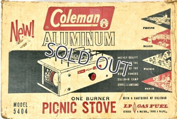 画像12: Coleman コールマンピクニックストーブ Model ５４０４(アルミ)　カセットガス仕様 (12)