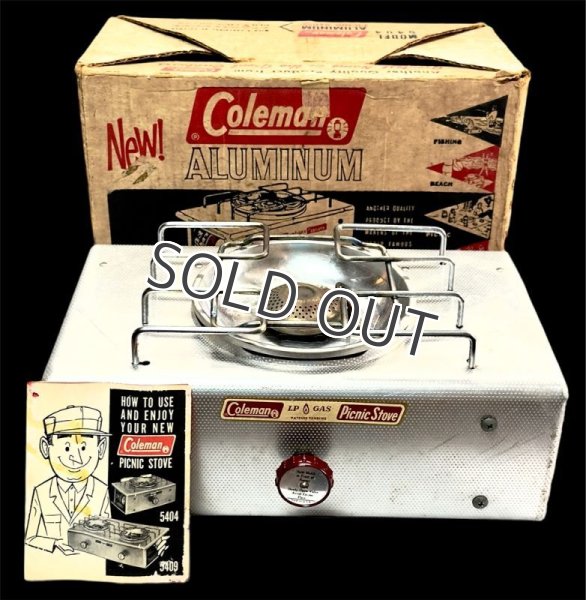 画像1: Coleman コールマンピクニックストーブ Model ５４０４(アルミ)　カセットガス仕様 (1)